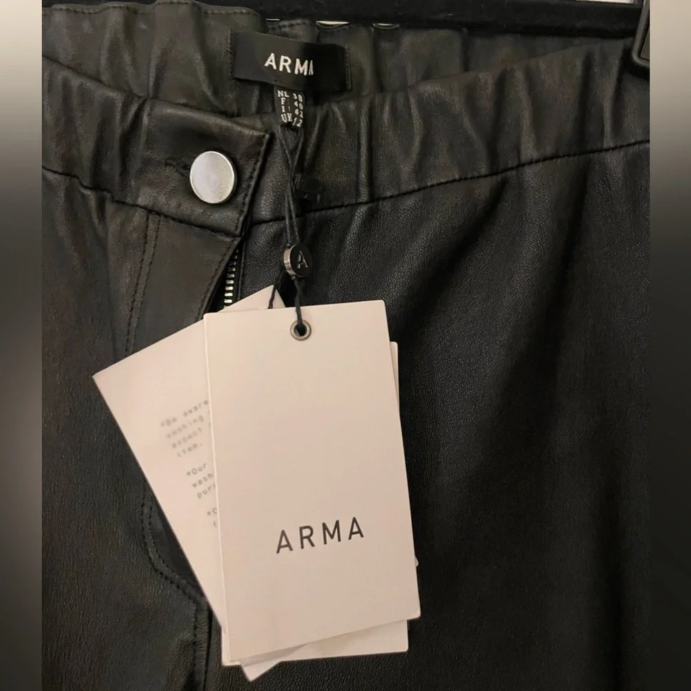 Arma flared leather pants - Picture 5 of 7